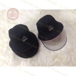 Mũ trùm đầu phòng dịch che mặt thời trang rộng vành màu đen